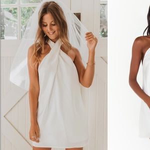 Show Me Your Mumu Jasmine Halter Mini Dress